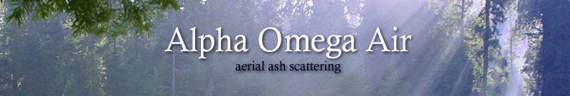 Alpha Omega Air - aerial ash scattering